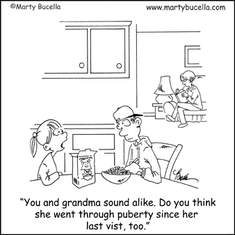 Family Cartoons by Marty Bucella