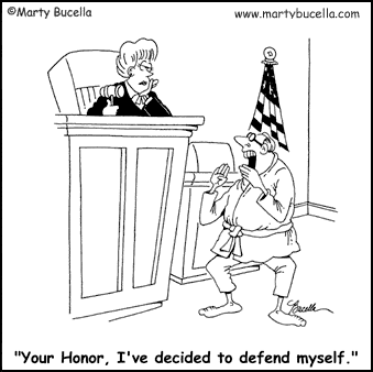 Courtroom, Judge and Jury Cartoons by Marty Bucella